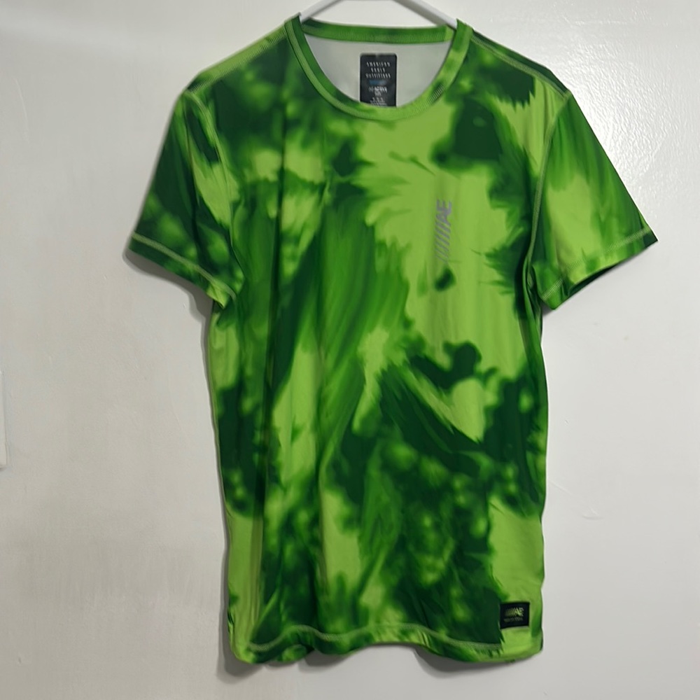 American eagle one color tie die shirt